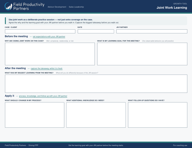Preview of Joint Work Learning